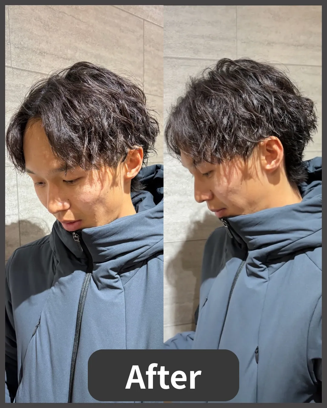 【縦落ちツイストスパイラルパーマ】